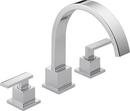 Delta Faucet Chrome Two Handle Roman Tub Faucet Trim Only 