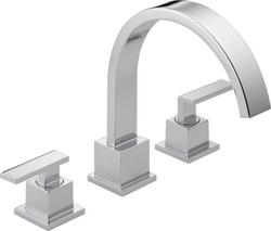 Two Handle Roman Tub Faucet in Chrome (Trim Only)