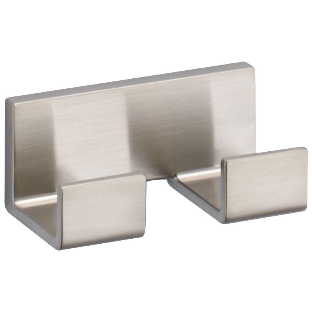 Delta Faucet Brilliance&reg; Stainless 2-Hook Robe Hook 