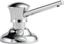 13 oz. Deck Mount Plastic Soap and Lotion Dispenser in Chrome