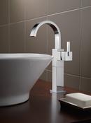 Delta Faucet Chrome Single Handle Vessel Filler Bathroom Sink Faucet 
