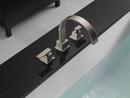 Delta Faucet Brilliance Stainless Two Handle Roman Tub Faucet Trim Only 