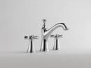 Brizo Chrome Two Handle Widespread Bathroom Sink Faucet Handles Sold Separately 