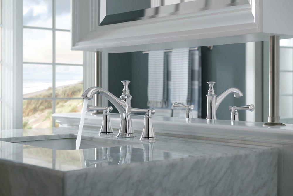 Brizo Chrome Two Handle Lever Zinc Handle 