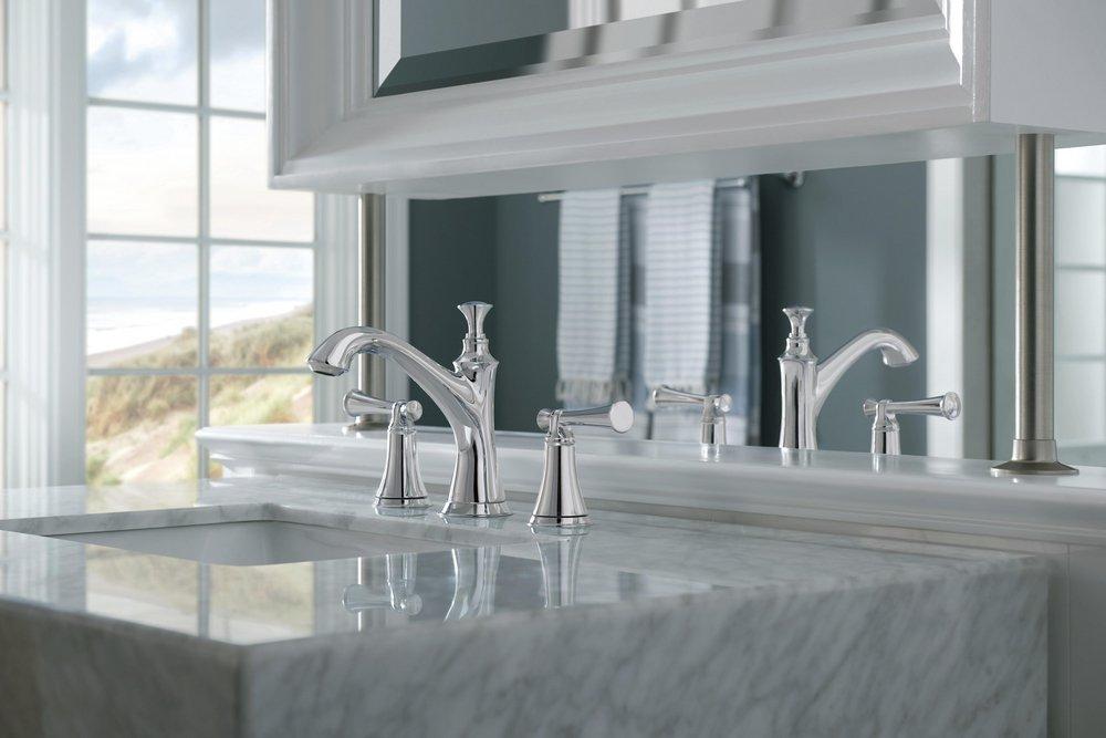 Brizo Chrome Two Handle Lever Zinc Handle 