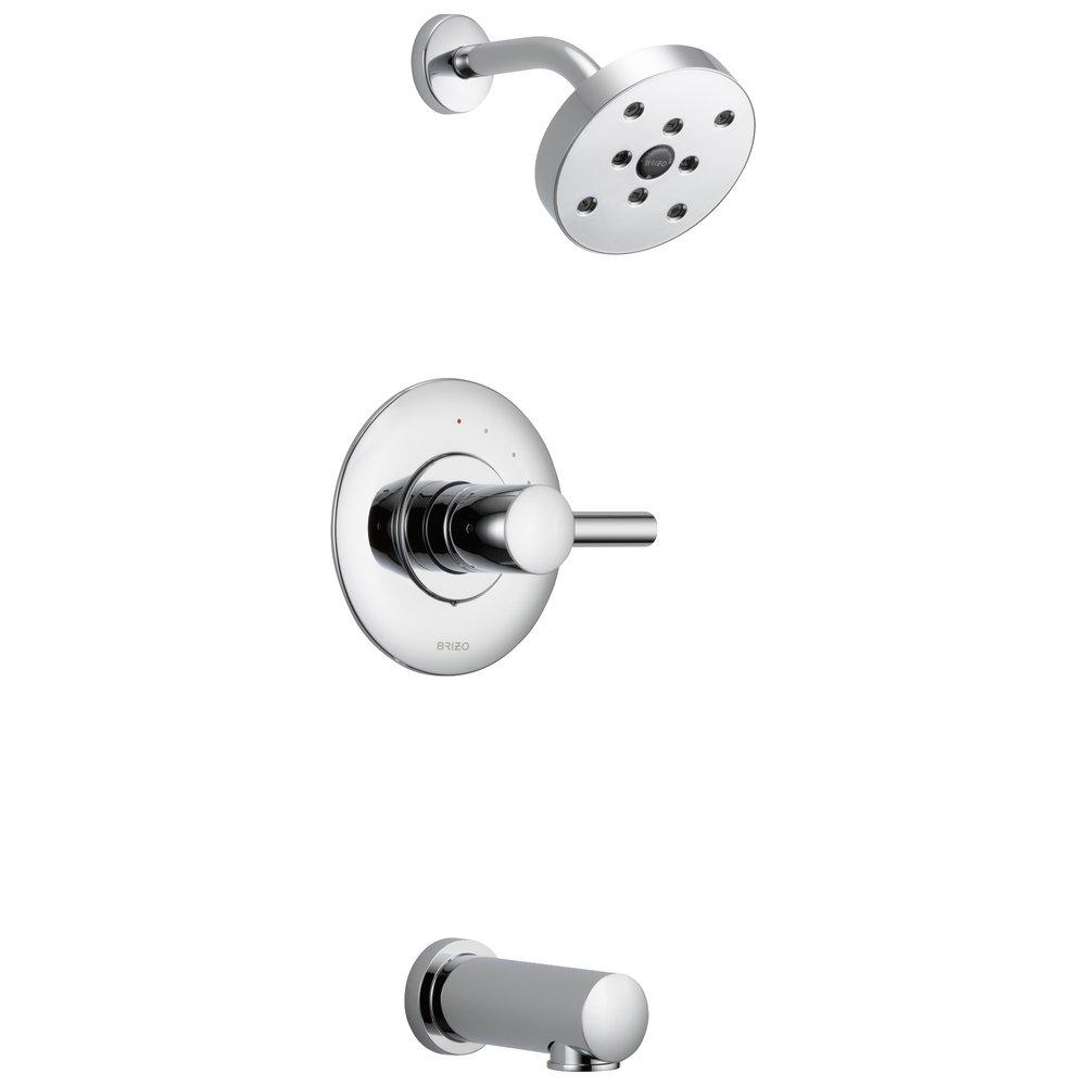 Brizo Chrome Single Handle Single Function Bathtub & Shower Faucet (Trim Only) 