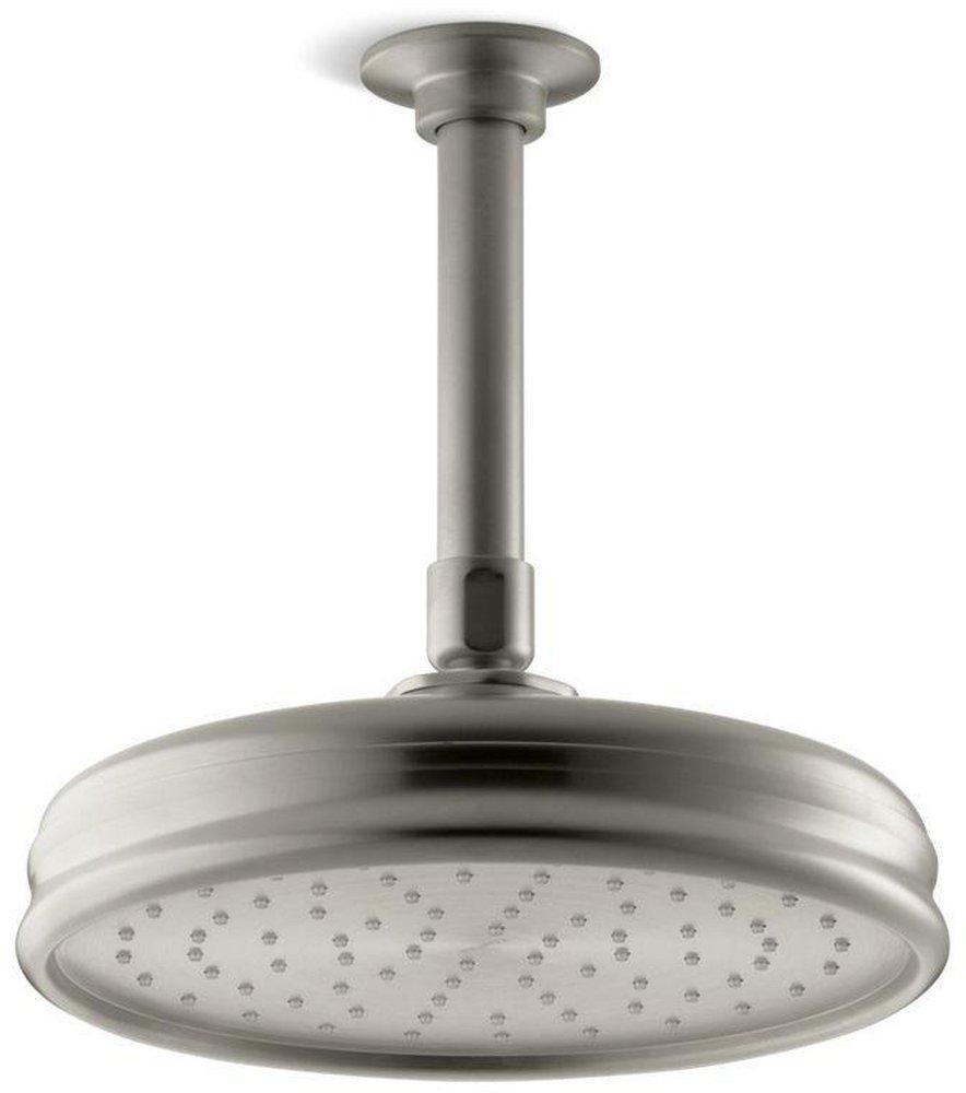 KOHLER Vibrant&reg; Brushed Nickel Single Function Rain Showerhead 