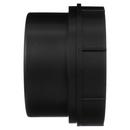 Black ABS DWV Fitting Cleanout Adapter 
