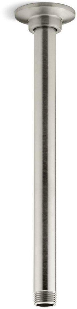 12 in. Ceiling Mount Shower Arm and Flange in Vibrant Brushed Nickel