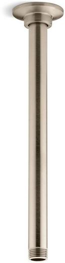 12 in. Ceiling Mount Shower Arm and Flange in Vibrant Brushed Bronze