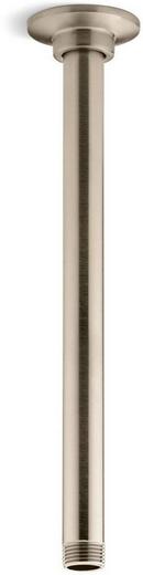 KOHLER Vibrant&reg; Brushed Bronze Brass Shower Arm and Flange 