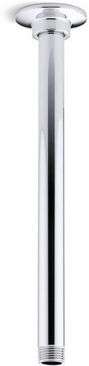 KOHLER Polished Chrome Brass Shower Arm and Flange 