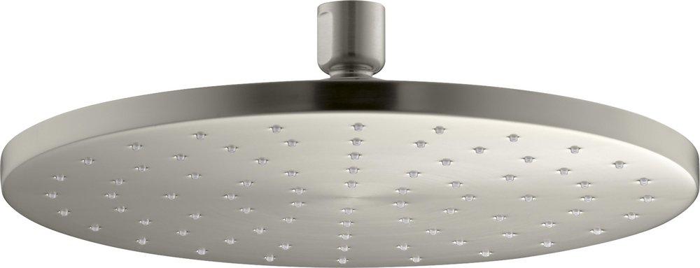 KOHLER Vibrant&reg; Brushed Nickel Single Function Rain Showerhead 