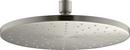 KOHLER Vibrant&reg; Brushed Nickel Single Function Rain Showerhead 