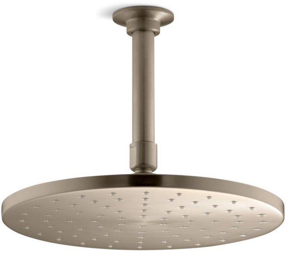KOHLER Vibrant&reg; Brushed Bronze Single Function Rain Showerhead 