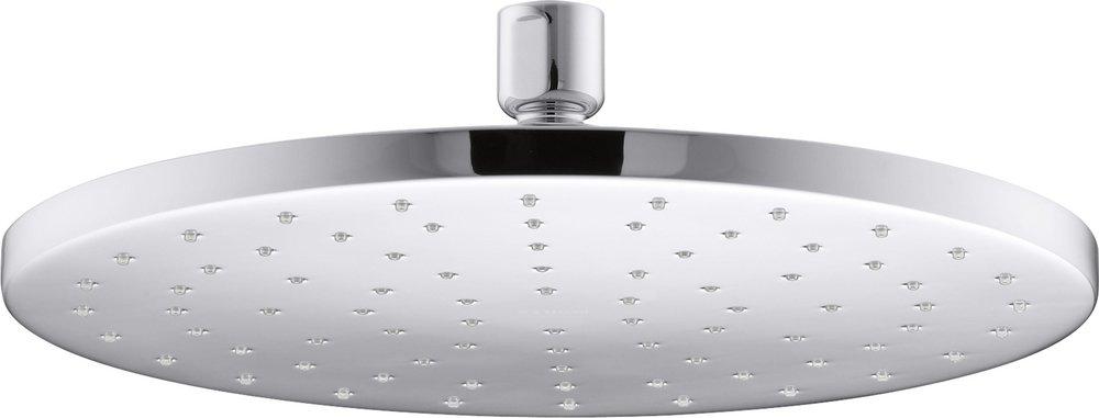 KOHLER Polished Chrome Single Function Rain Showerhead 