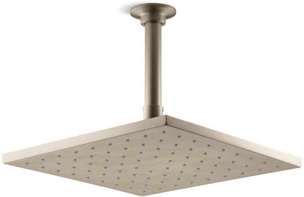 KOHLER Vibrant&reg; Brushed Bronze Single Function Rain Showerhead 