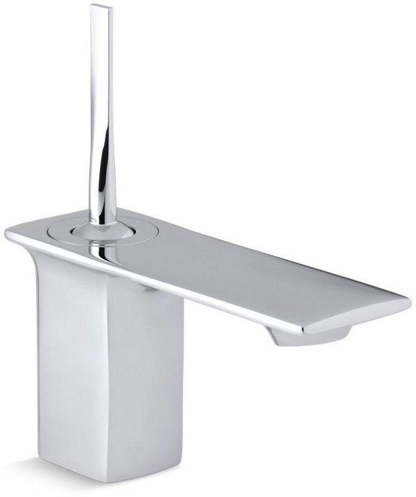 KOHLER Polished Chrome Single Handle Monoblock Bathroom Sink Faucet 