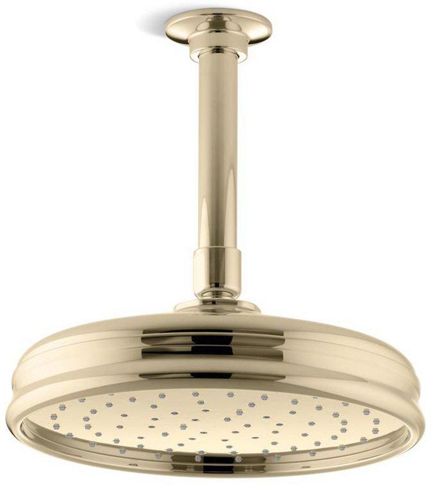 KOHLER Vibrant&reg; French Gold Single Function Rain Showerhead 