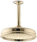 KOHLER Vibrant&reg; French Gold Single Function Rain Showerhead 