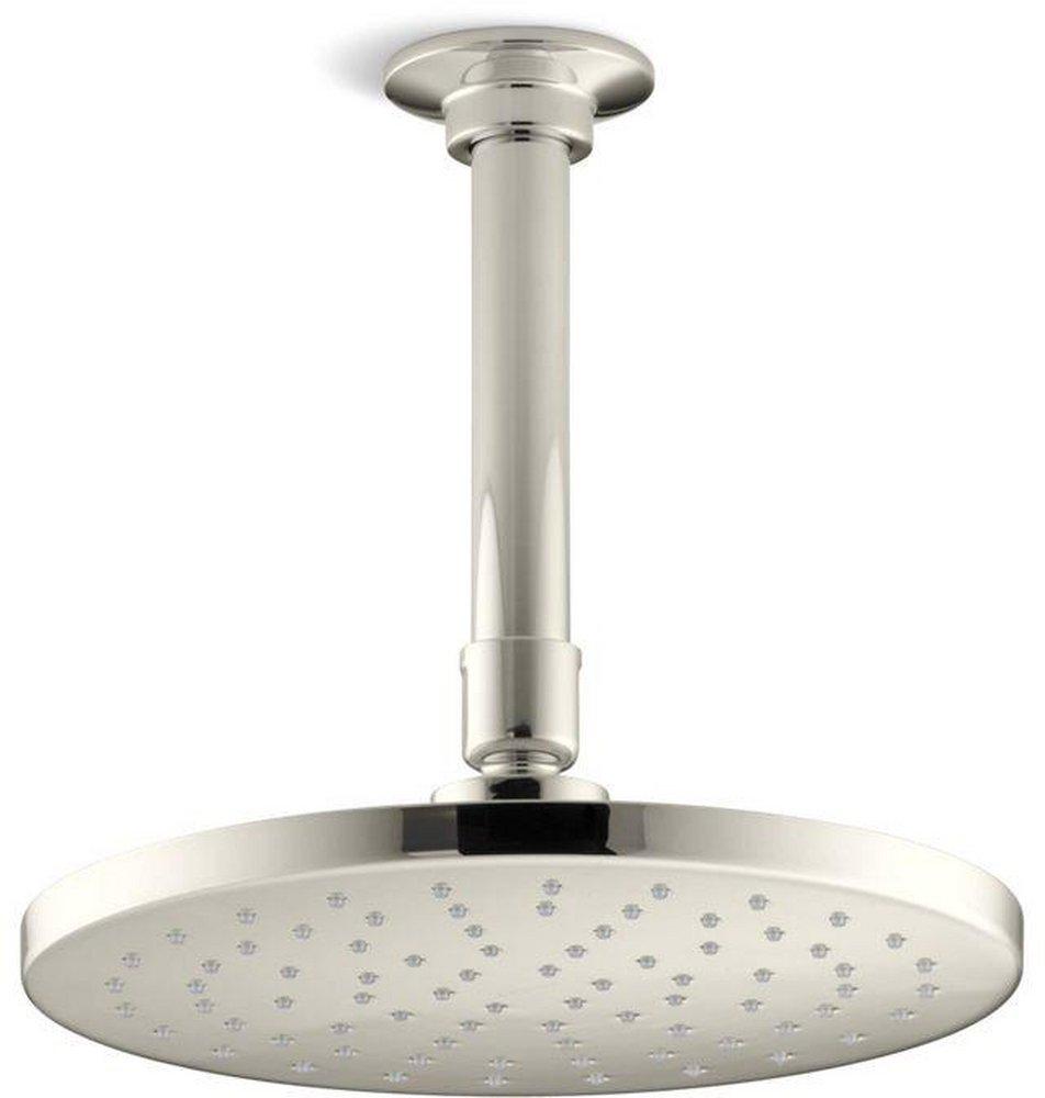 KOHLER Vibrant&reg; Polished Nickel Single Function Rain Showerhead 