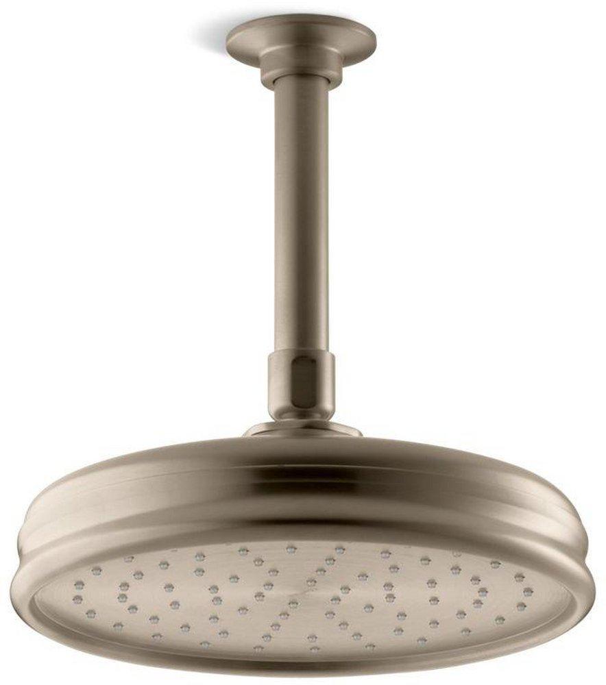 KOHLER Vibrant&reg; Brushed Bronze Single Function Rain Showerhead 