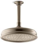 KOHLER Vibrant&reg; Brushed Bronze Single Function Rain Showerhead 