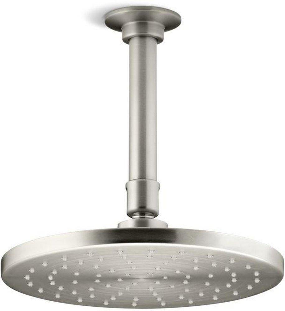 KOHLER Vibrant&reg; Brushed Nickel Single Function Rain Showerhead 