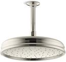 KOHLER Vibrant&reg; Polished Nickel Single Function Rain Showerhead 