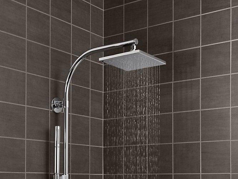 KOHLER Vibrant&reg; Brushed Nickel Single Function Rain Showerhead 
