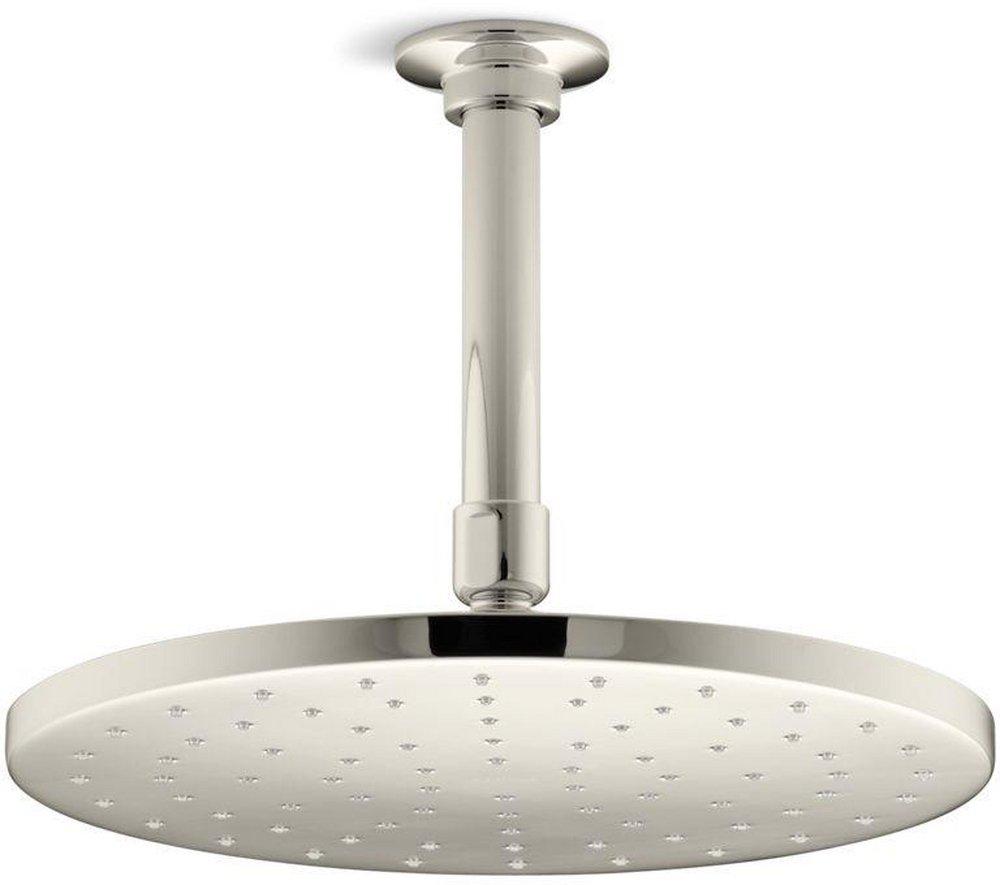 KOHLER Vibrant® Polished Nickel Single Function Rain Showerhead 