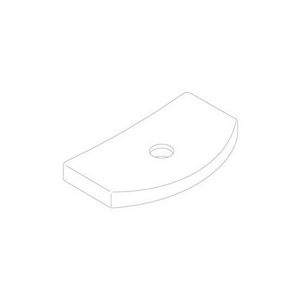 KOHLER White 0.3 oz.Toilet Tank Cover 