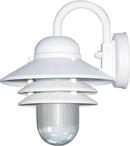 Volume International White 1-Light 60W Outdoor Wall Light 