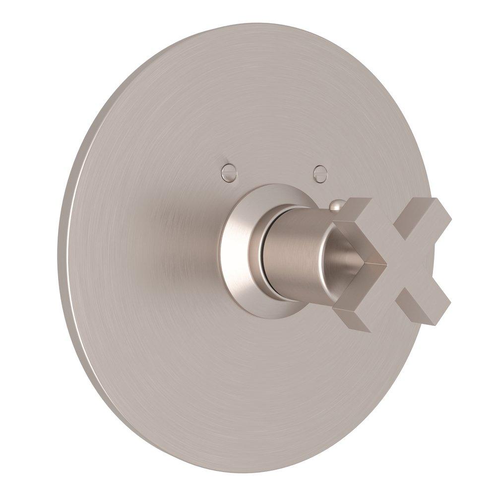 ROHL&reg; Satin Nickel Single Handle Bathtub & Shower Faucet (Trim Only) 