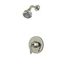 2 gpm Wall Mount Pressure Balance Shower Trim with Single Lever Handle in Satin Nickel