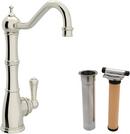Single Lever Handle Cold Filter Faucet in Polished Nickel