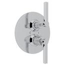 Thermostatic Volume Control Valve with Double Lever Handle in Polished Chrome