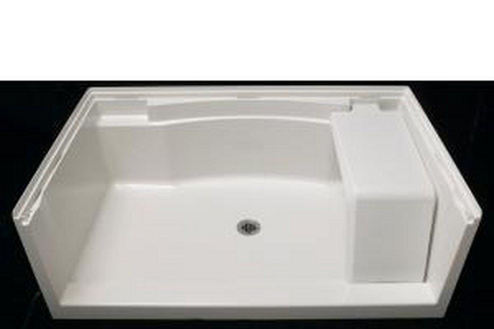 Sterling White 60-1/4 x 36 in. Rectangle Seated Shower Base 