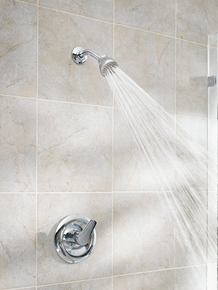 Moen Chrome Single Lever Handle Shower Valve Trim Kit 