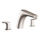 Two Handle Roman Tub Faucet in Brushed Nickel Trim Only