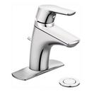 Moen Polished Chrome Single Handle Centerset Bathroom Sink Faucet 