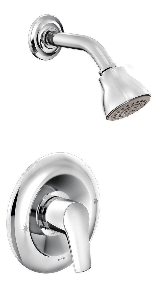 Moen Polished Chrome Single Lever Handle Shower Valve Trim Kit 