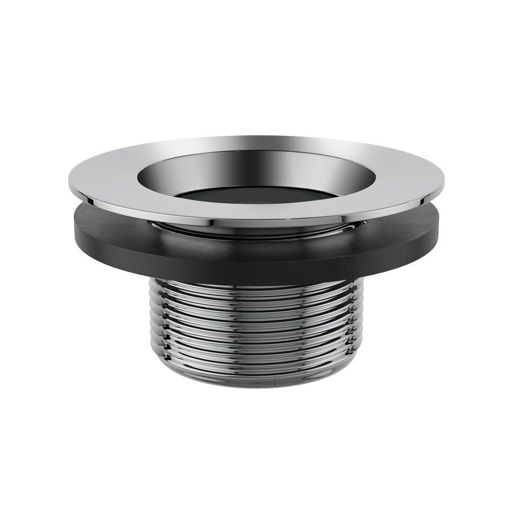 PROFLO® Polished Chrome Waste and Overflow Replacement Brass Drain Body and Gasket 