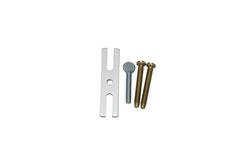 Metal Adaper Bar and Screws for Waste and Overflow Cover Plate