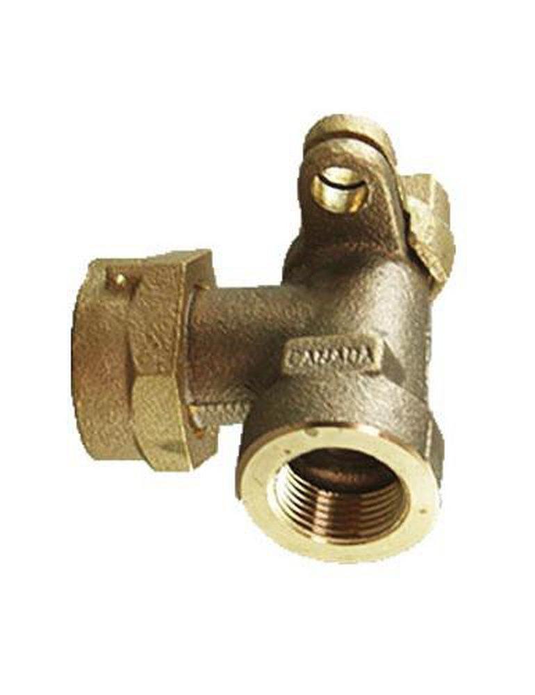 Cambridge Brass FIP x Meter Brass Angle Curb Stop 