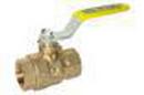 Red-White Valve Forged Brass Full Port FNPT 600# Ball Valve 