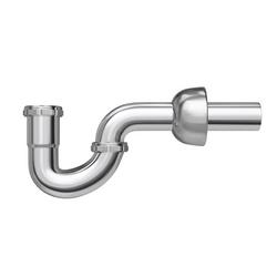 1-1/4 x 1-1/2 in. Plastic Slip Joint Tubular P-Trap in Polished Chrome