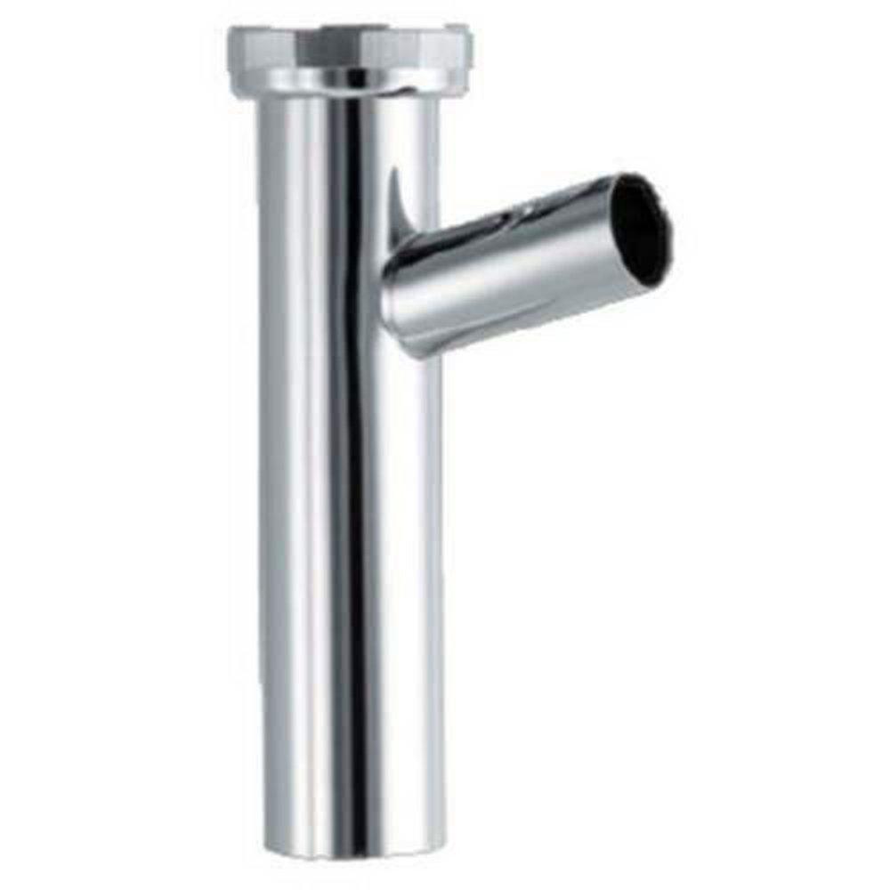 PROFLO&reg; Polished Chrome 20 ga Slip-Joint Branch Tailpiece in Polished Chrome 