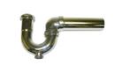 1-1/2 in. Brass Sink Trap with Ground Joint in Polished Chrome