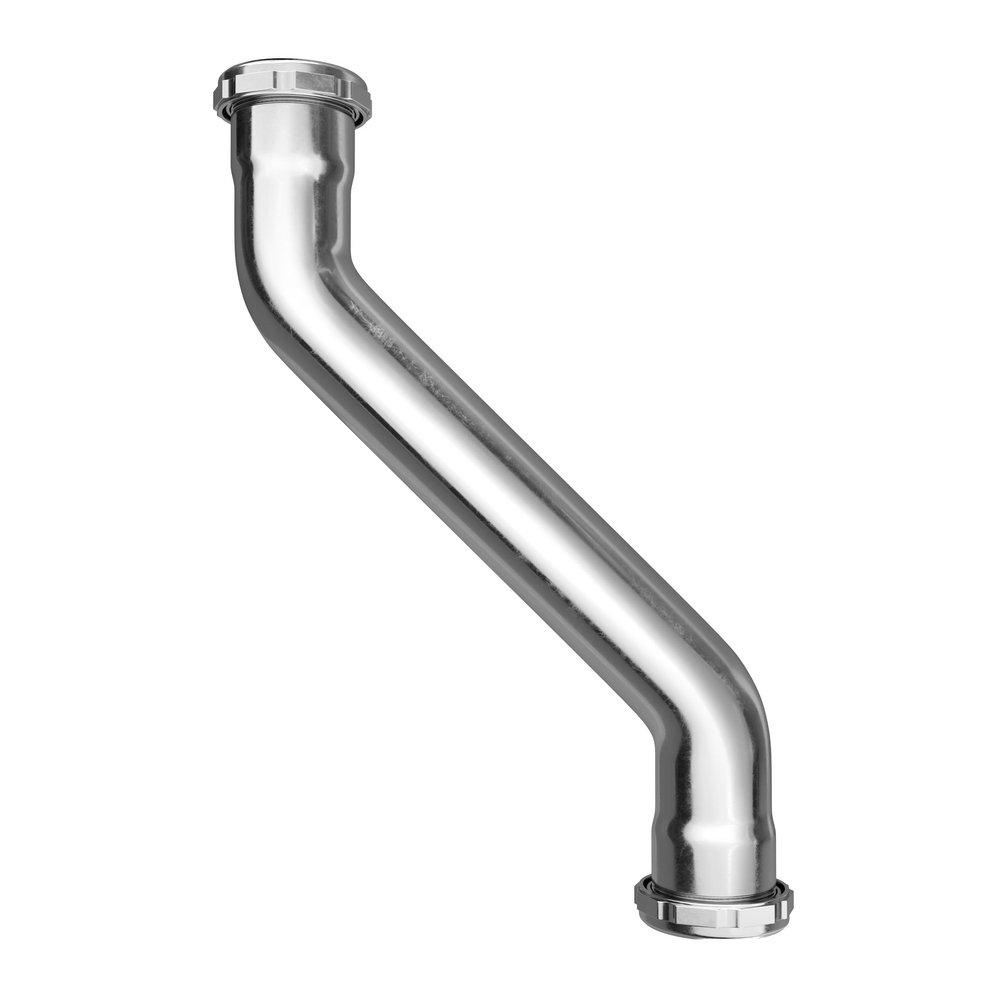 PROFLO&reg; Polished Chrome 10-1/4 in. 22 ga Slip-Joint Extension Tube in Polished Chrome 
